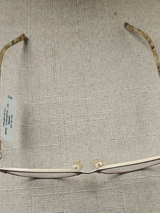 Women Eyeglasses Frame XREH41S Beige Brown Eyewear Glasses Frame NWT $70 main image 7